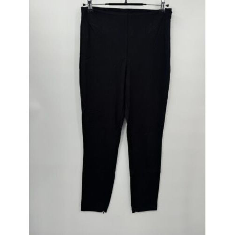 Fabletics Medium‎ Ponte Skinny Zip-Split Pant Women Black High Rise PT2251279